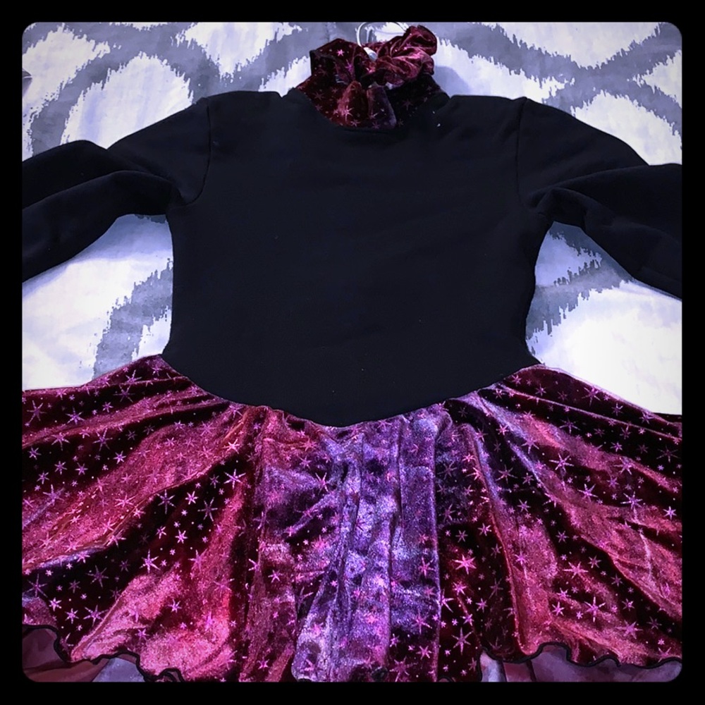 Kids figure skating practice dress